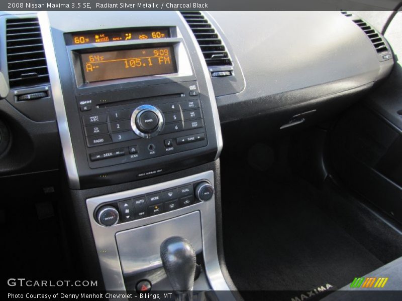 Radiant Silver Metallic / Charcoal Black 2008 Nissan Maxima 3.5 SE