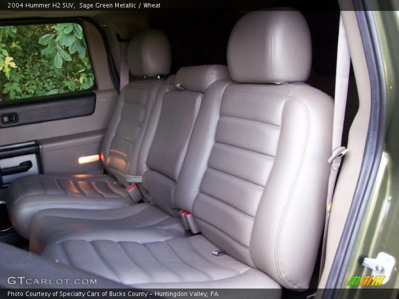  2004 H2 SUV Wheat Interior