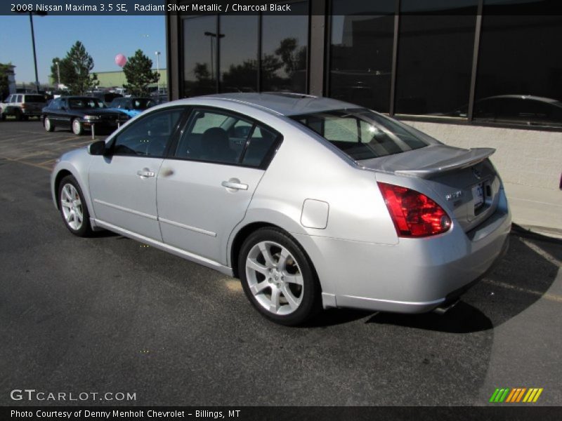 Radiant Silver Metallic / Charcoal Black 2008 Nissan Maxima 3.5 SE