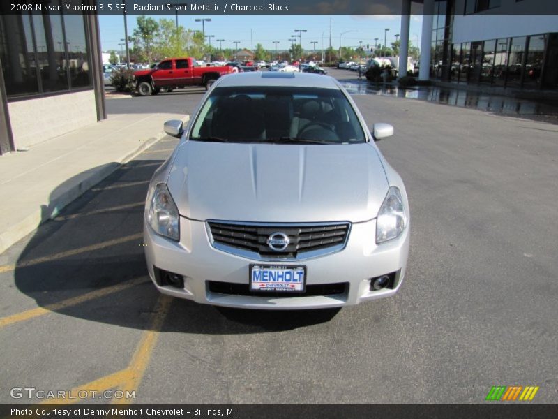 Radiant Silver Metallic / Charcoal Black 2008 Nissan Maxima 3.5 SE