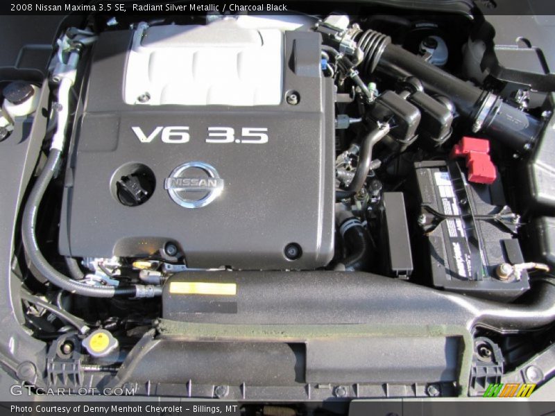 Radiant Silver Metallic / Charcoal Black 2008 Nissan Maxima 3.5 SE