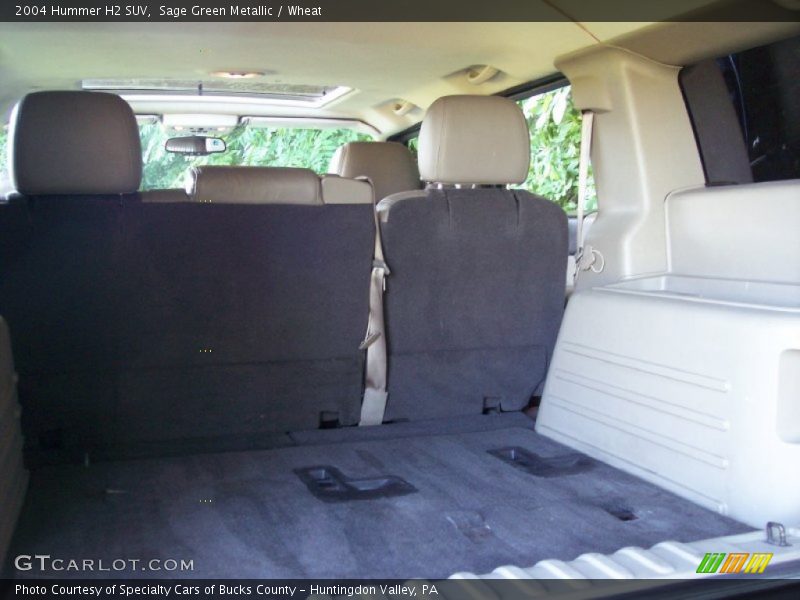  2004 H2 SUV Trunk