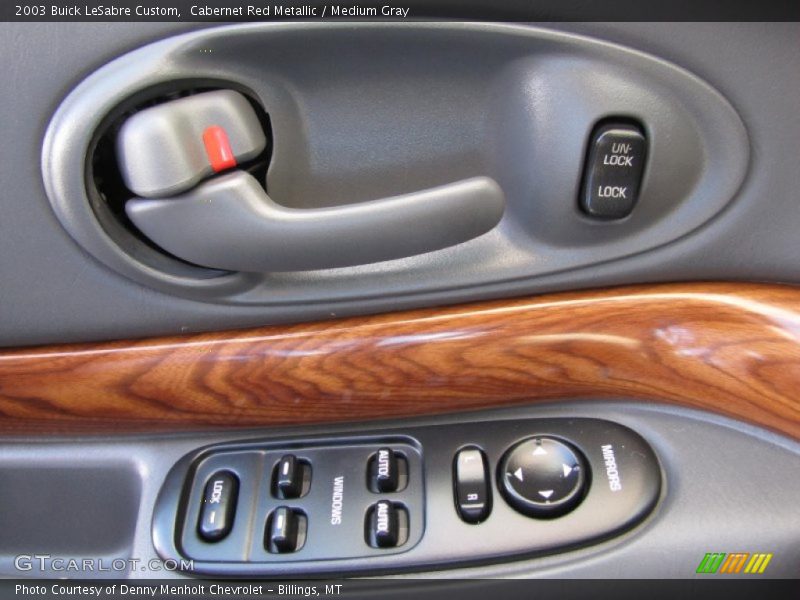 Cabernet Red Metallic / Medium Gray 2003 Buick LeSabre Custom
