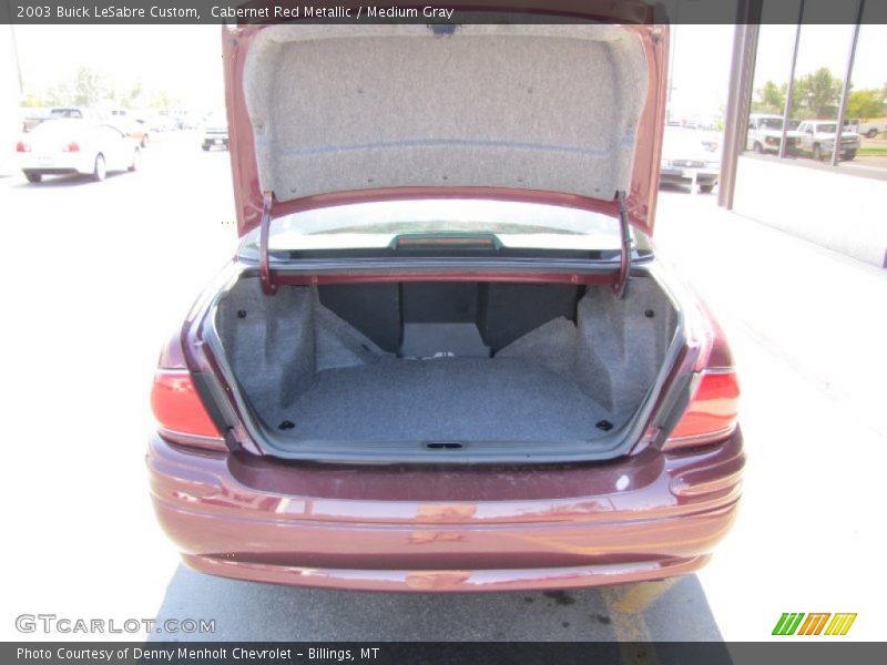 Cabernet Red Metallic / Medium Gray 2003 Buick LeSabre Custom