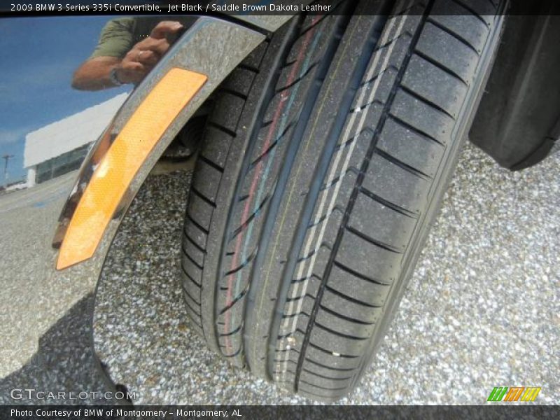 Jet Black / Saddle Brown Dakota Leather 2009 BMW 3 Series 335i Convertible