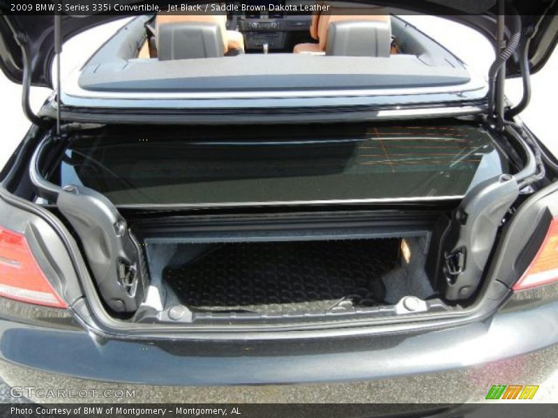 Jet Black / Saddle Brown Dakota Leather 2009 BMW 3 Series 335i Convertible