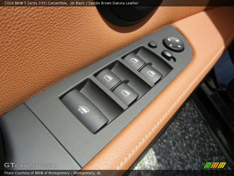 Jet Black / Saddle Brown Dakota Leather 2009 BMW 3 Series 335i Convertible