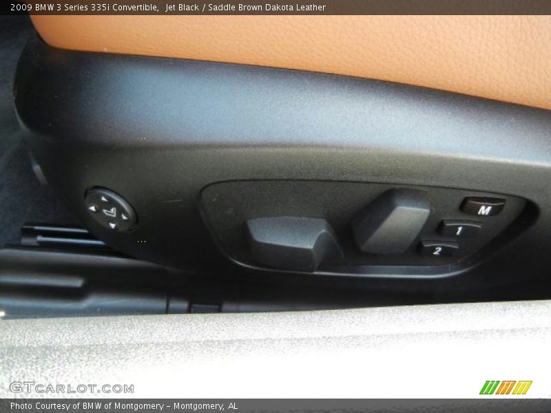 Jet Black / Saddle Brown Dakota Leather 2009 BMW 3 Series 335i Convertible