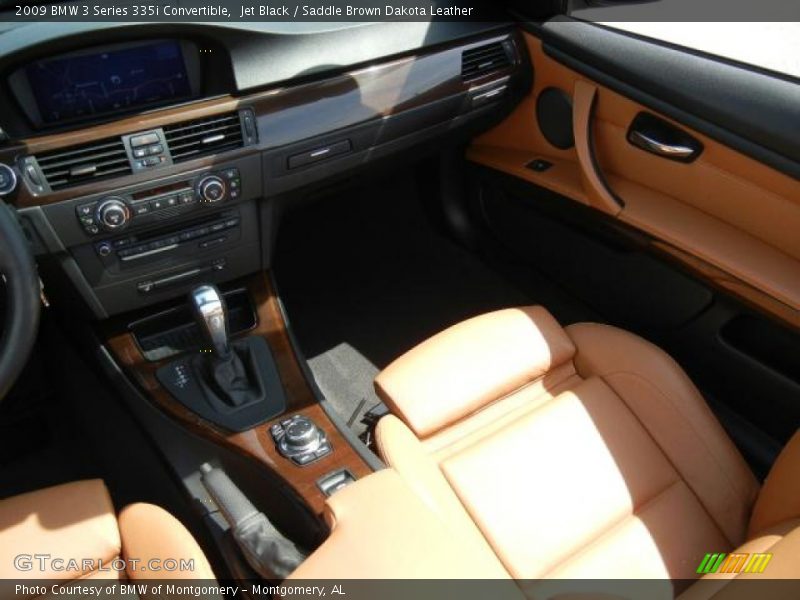 Jet Black / Saddle Brown Dakota Leather 2009 BMW 3 Series 335i Convertible