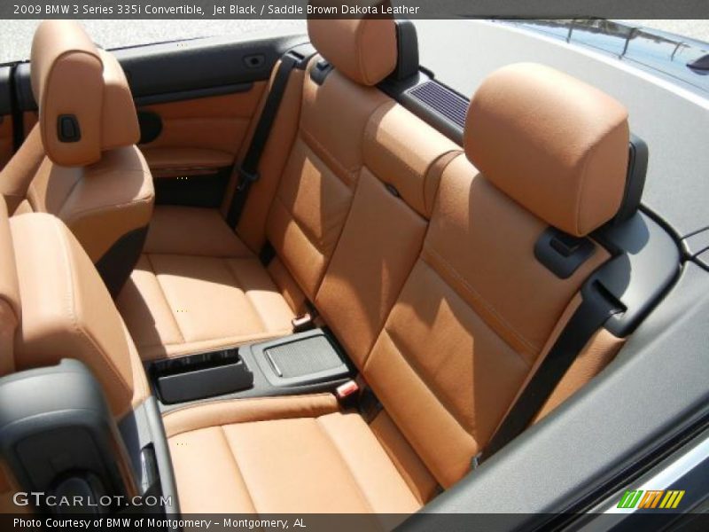 Jet Black / Saddle Brown Dakota Leather 2009 BMW 3 Series 335i Convertible