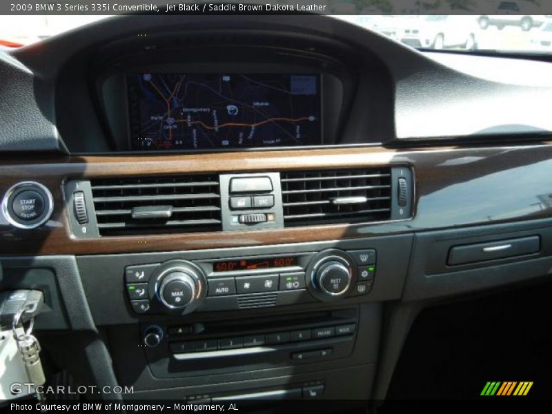 Jet Black / Saddle Brown Dakota Leather 2009 BMW 3 Series 335i Convertible