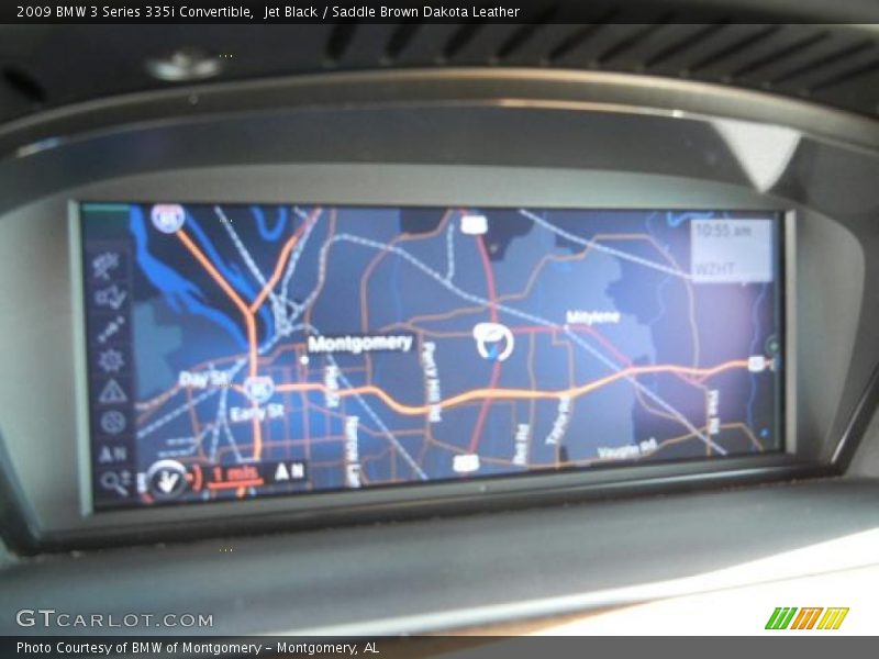 Jet Black / Saddle Brown Dakota Leather 2009 BMW 3 Series 335i Convertible