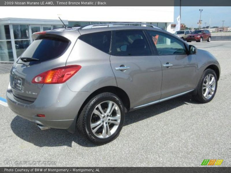Tinted Bronze Metallic / Black 2009 Nissan Murano LE AWD