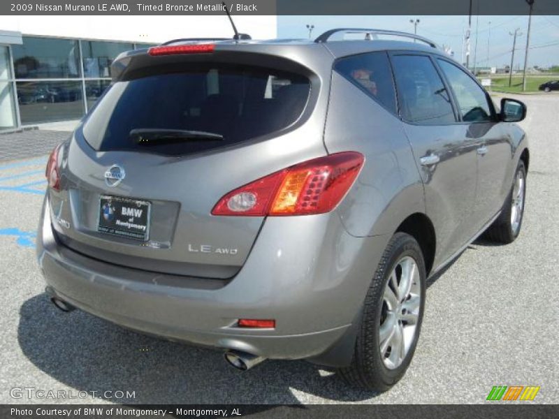 Tinted Bronze Metallic / Black 2009 Nissan Murano LE AWD