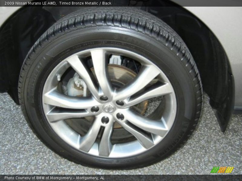 Tinted Bronze Metallic / Black 2009 Nissan Murano LE AWD