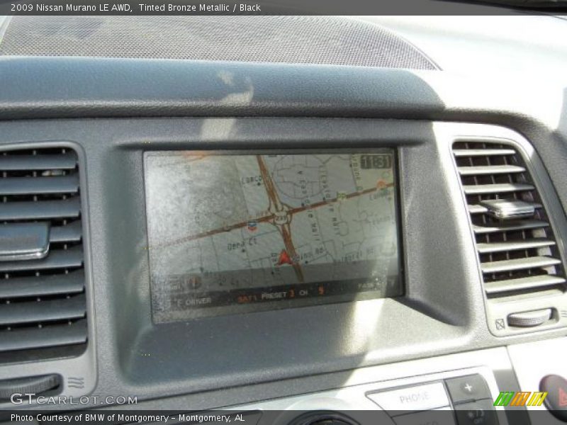 Tinted Bronze Metallic / Black 2009 Nissan Murano LE AWD