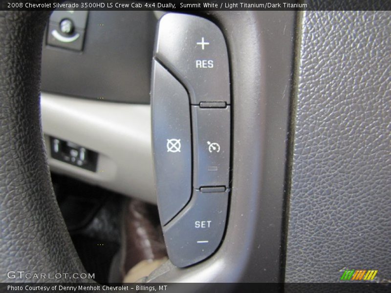 Summit White / Light Titanium/Dark Titanium 2008 Chevrolet Silverado 3500HD LS Crew Cab 4x4 Dually