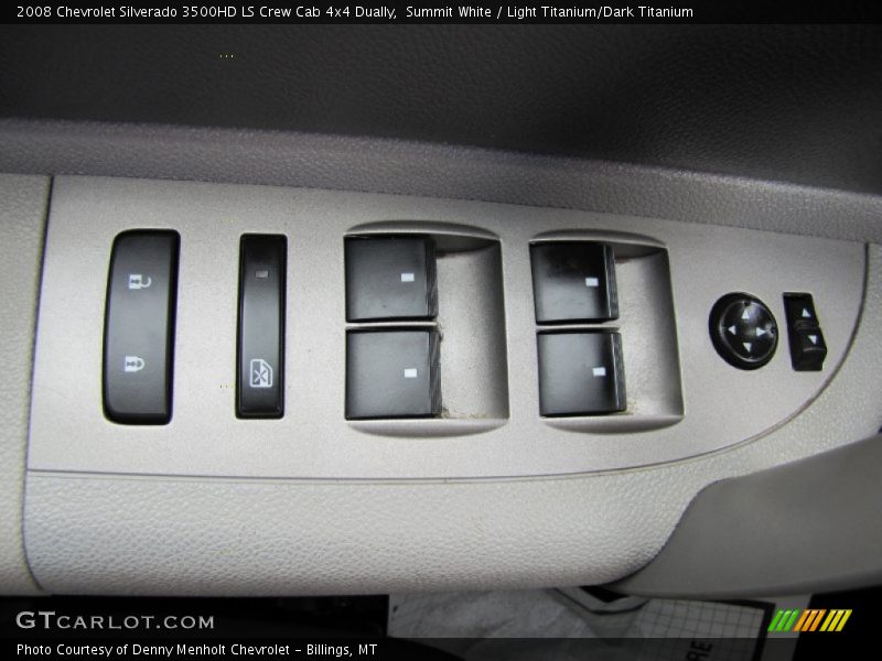 Summit White / Light Titanium/Dark Titanium 2008 Chevrolet Silverado 3500HD LS Crew Cab 4x4 Dually