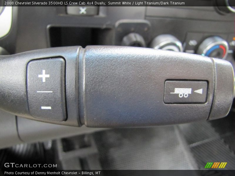 Summit White / Light Titanium/Dark Titanium 2008 Chevrolet Silverado 3500HD LS Crew Cab 4x4 Dually
