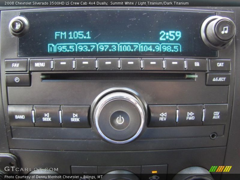 Summit White / Light Titanium/Dark Titanium 2008 Chevrolet Silverado 3500HD LS Crew Cab 4x4 Dually