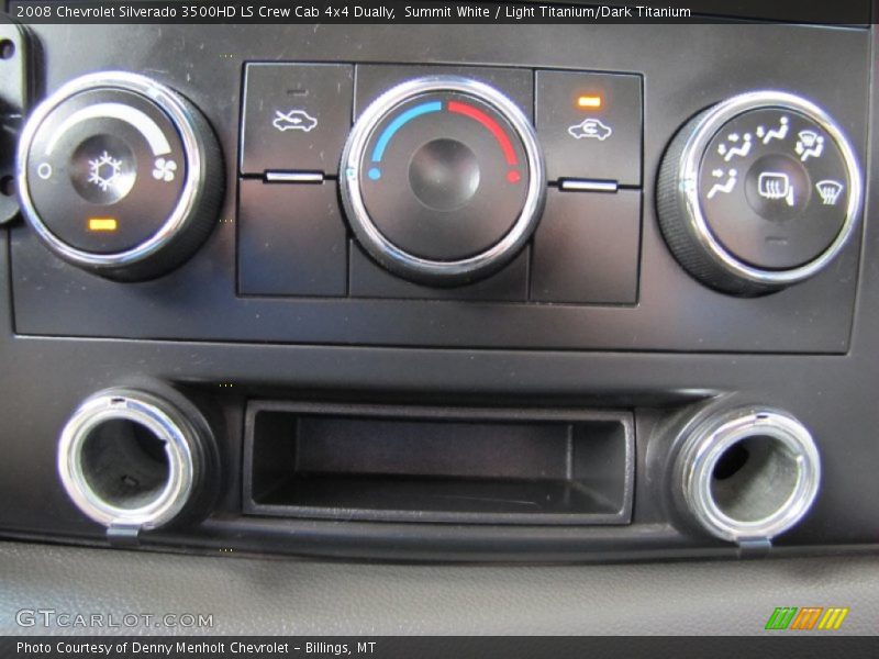 Summit White / Light Titanium/Dark Titanium 2008 Chevrolet Silverado 3500HD LS Crew Cab 4x4 Dually