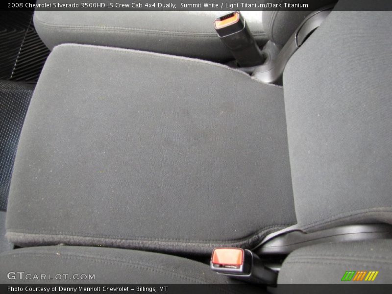 Summit White / Light Titanium/Dark Titanium 2008 Chevrolet Silverado 3500HD LS Crew Cab 4x4 Dually