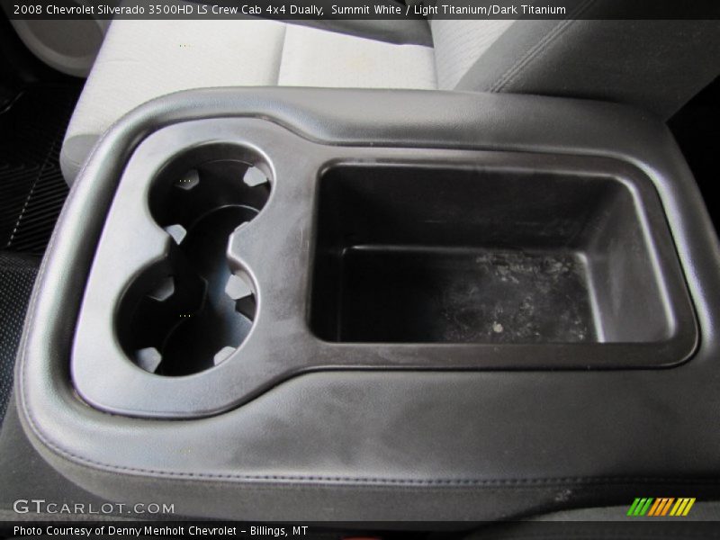 Summit White / Light Titanium/Dark Titanium 2008 Chevrolet Silverado 3500HD LS Crew Cab 4x4 Dually