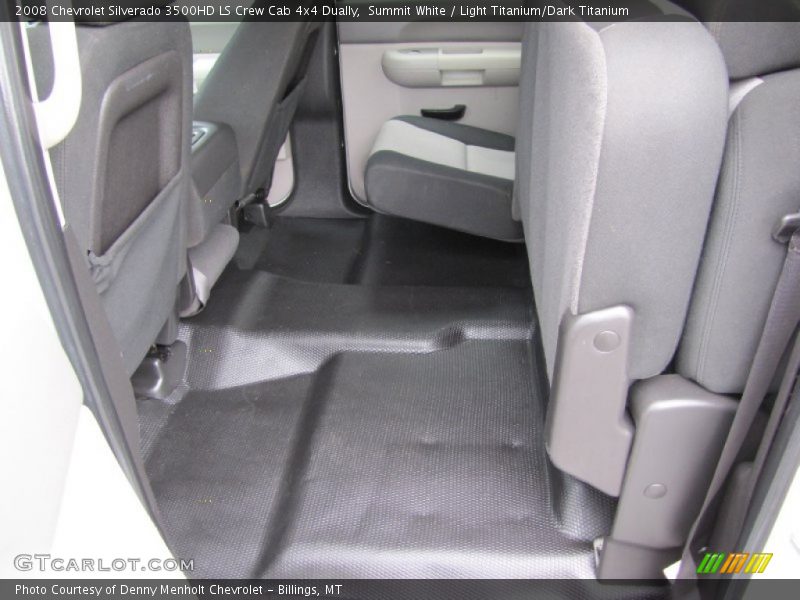 Summit White / Light Titanium/Dark Titanium 2008 Chevrolet Silverado 3500HD LS Crew Cab 4x4 Dually
