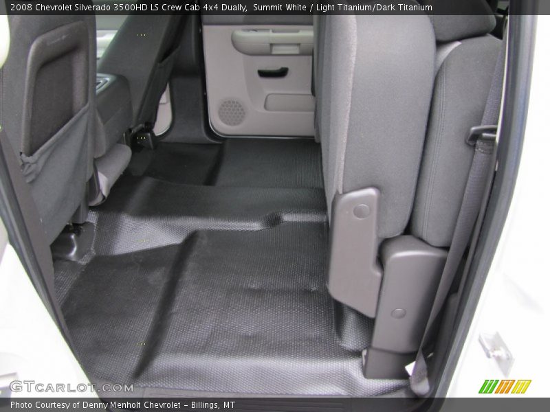 Summit White / Light Titanium/Dark Titanium 2008 Chevrolet Silverado 3500HD LS Crew Cab 4x4 Dually