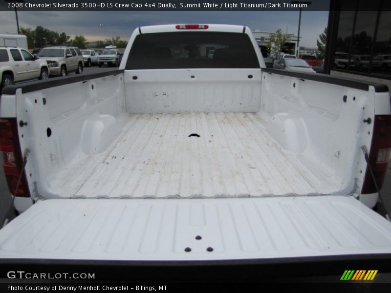 Summit White / Light Titanium/Dark Titanium 2008 Chevrolet Silverado 3500HD LS Crew Cab 4x4 Dually