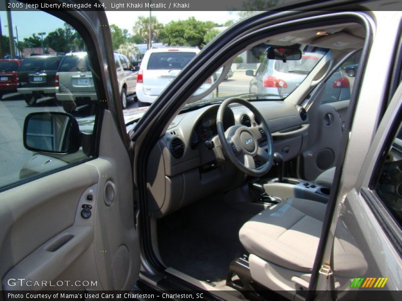 Light Khaki Metallic / Khaki 2005 Jeep Liberty Renegade 4x4