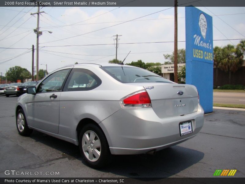 Silver Frost Metallic / Medium Stone 2008 Ford Focus S Coupe
