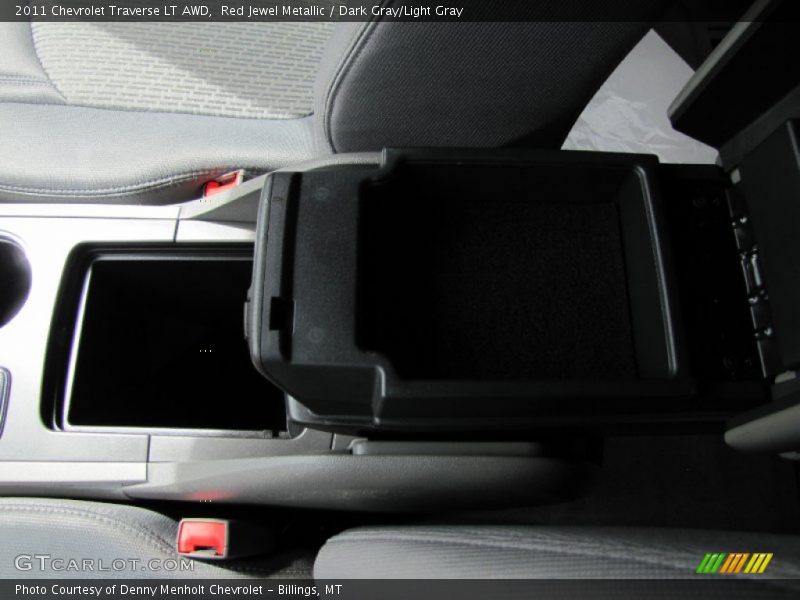 Red Jewel Metallic / Dark Gray/Light Gray 2011 Chevrolet Traverse LT AWD