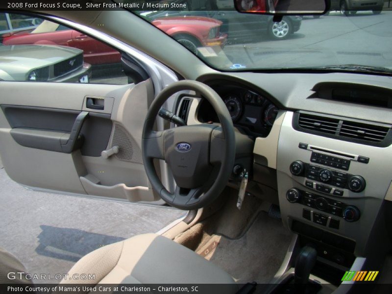Silver Frost Metallic / Medium Stone 2008 Ford Focus S Coupe
