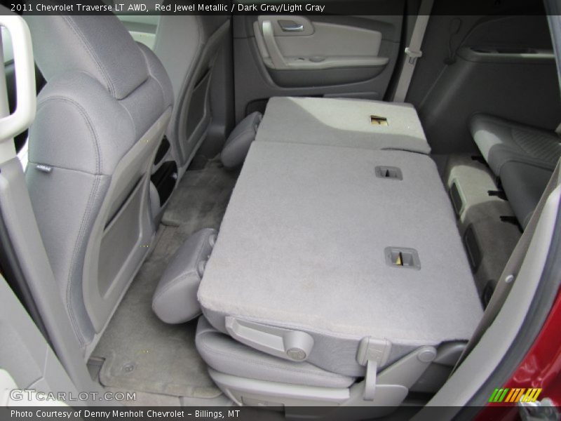 Red Jewel Metallic / Dark Gray/Light Gray 2011 Chevrolet Traverse LT AWD