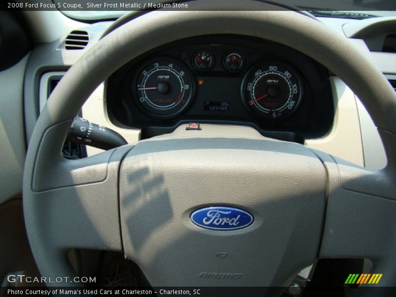 Silver Frost Metallic / Medium Stone 2008 Ford Focus S Coupe