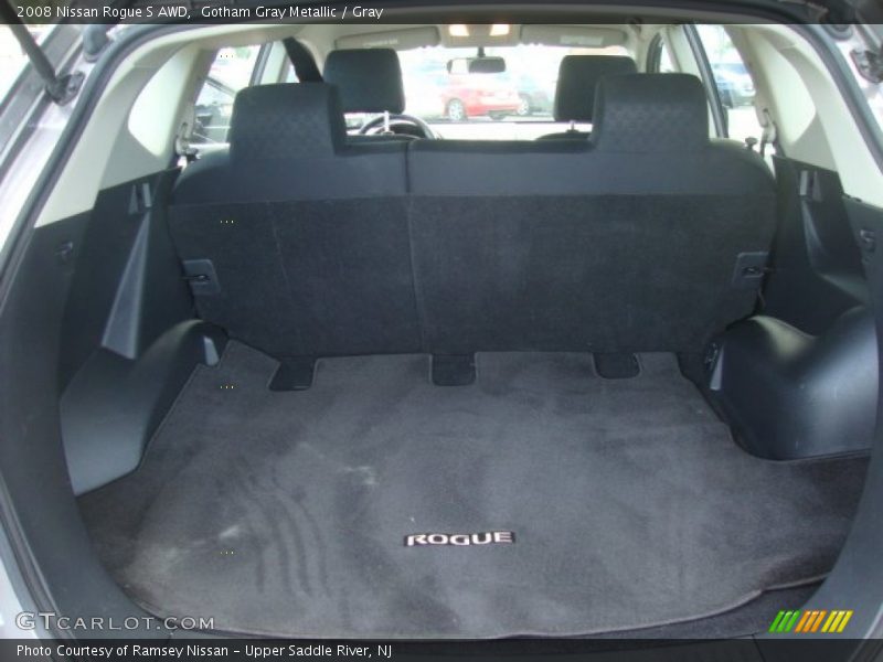 Gotham Gray Metallic / Gray 2008 Nissan Rogue S AWD