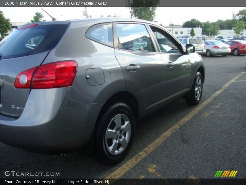 Gotham Gray Metallic / Gray 2008 Nissan Rogue S AWD