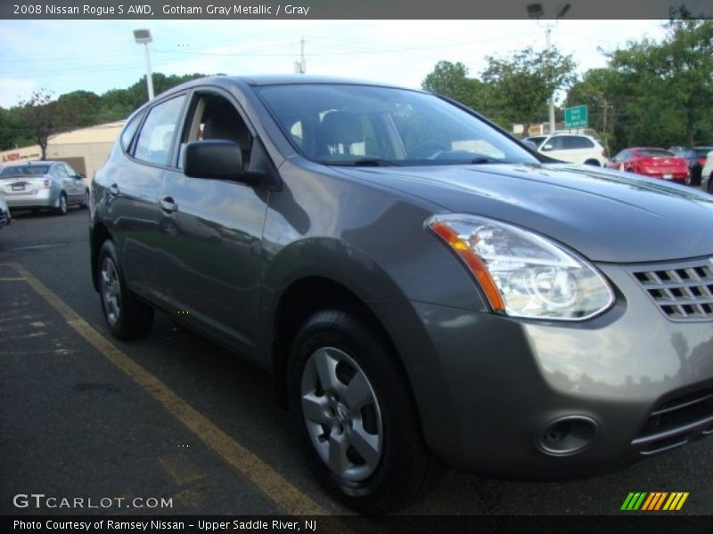 Gotham Gray Metallic / Gray 2008 Nissan Rogue S AWD
