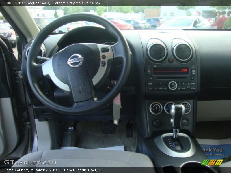 Gotham Gray Metallic / Gray 2008 Nissan Rogue S AWD