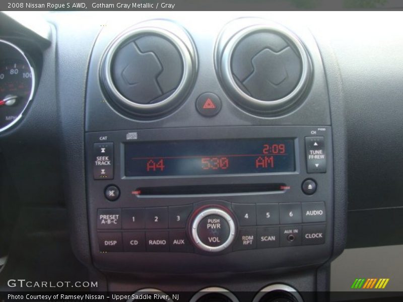 Gotham Gray Metallic / Gray 2008 Nissan Rogue S AWD