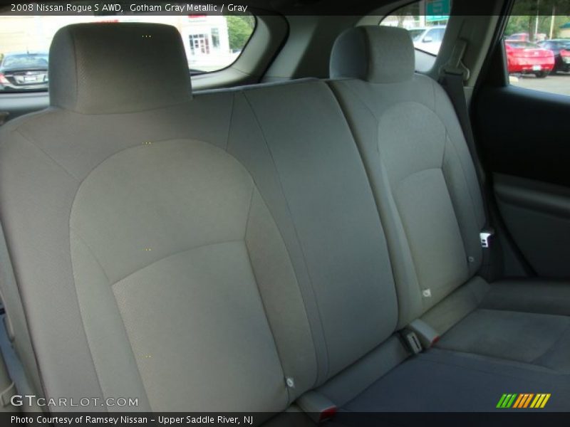 Gotham Gray Metallic / Gray 2008 Nissan Rogue S AWD