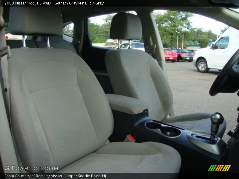 Gotham Gray Metallic / Gray 2008 Nissan Rogue S AWD