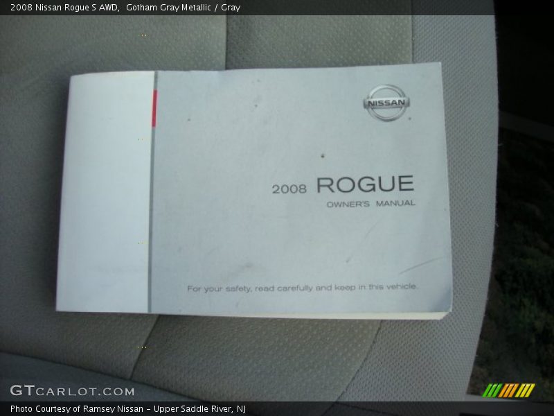 Gotham Gray Metallic / Gray 2008 Nissan Rogue S AWD