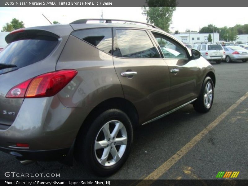 Tinted Bronze Metallic / Beige 2009 Nissan Murano S AWD