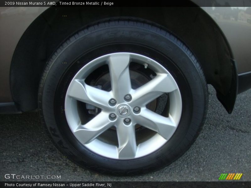 Tinted Bronze Metallic / Beige 2009 Nissan Murano S AWD