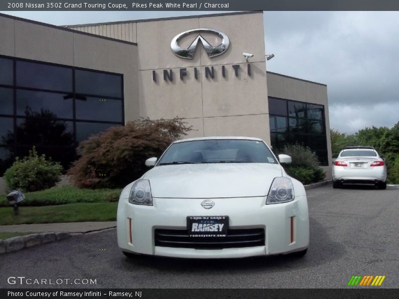 Pikes Peak White Pearl / Charcoal 2008 Nissan 350Z Grand Touring Coupe