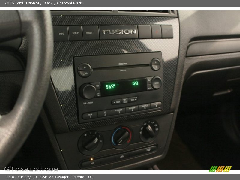Black / Charcoal Black 2006 Ford Fusion SE