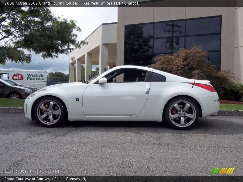 Pikes Peak White Pearl / Charcoal 2008 Nissan 350Z Grand Touring Coupe