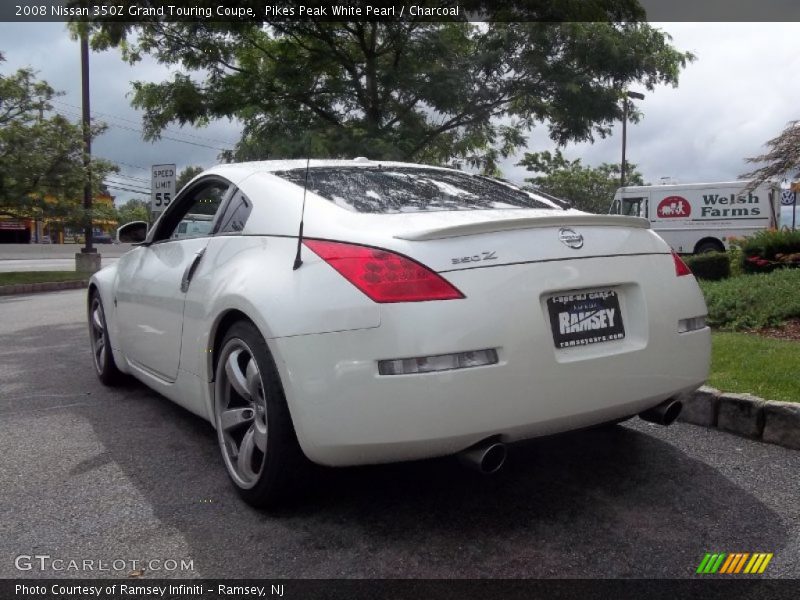 Pikes Peak White Pearl / Charcoal 2008 Nissan 350Z Grand Touring Coupe